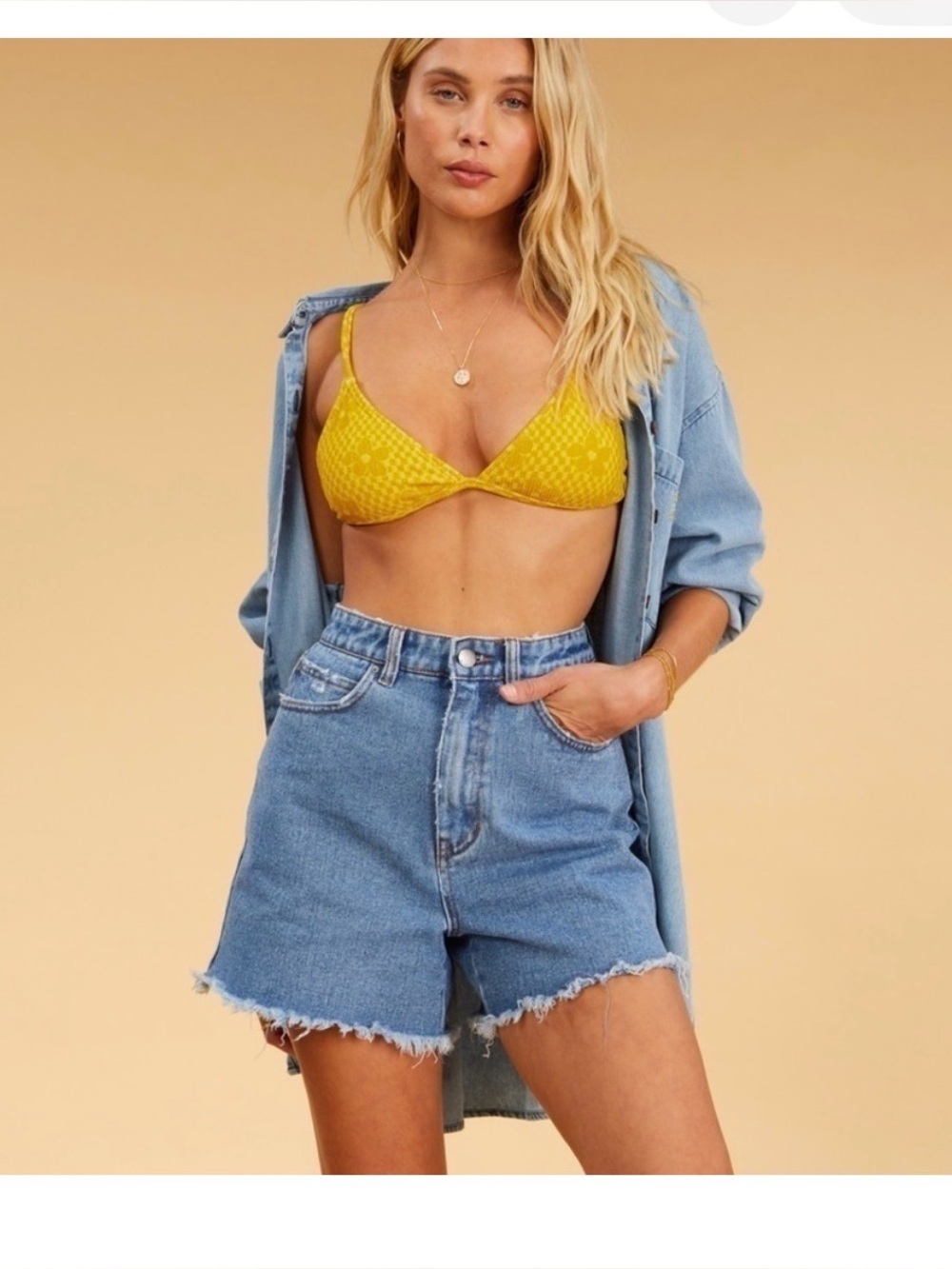 The Salty Blonde x Billabong "So Vibey" shorts